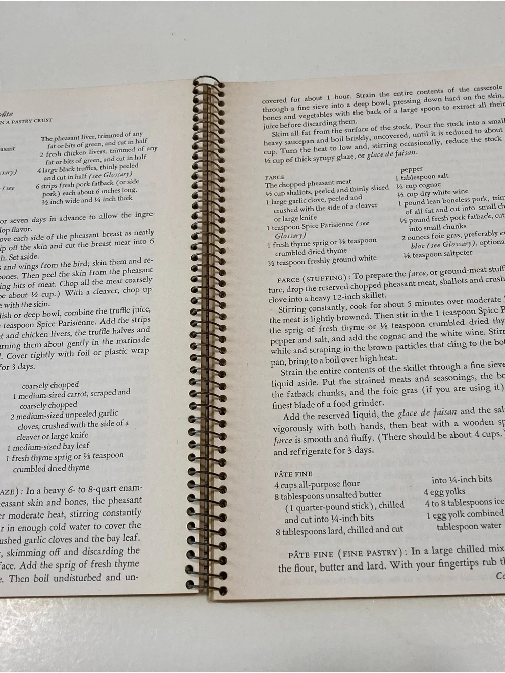 Foods of The World Recipes: Classic French Cooking Time Life Spiral VTG 1970